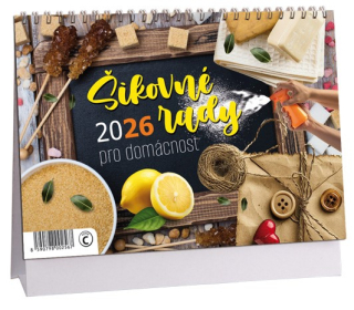 K812 - KALENDÁŘ ŠIKOVNÉ RADY PRO DOMÁCNOST 2026