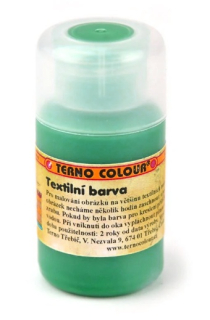 BARVA NA TEXTIL TERNO 20g TMAVĚ ZELENÁ