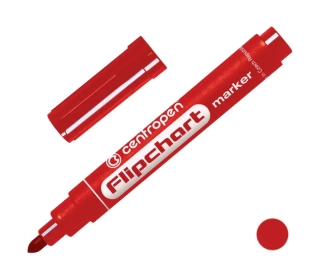 POPISOVAČ CENTROPEN 8550 KULATÝ ČERVENÝ