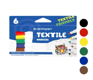 POPISOVAČ CENTROPEN 2739/6 SADA TEXTIL