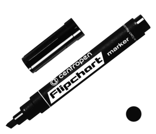 POPISOVAČ CENTROPEN 8560 (8860) ZKOSENÝ ČERNÝ