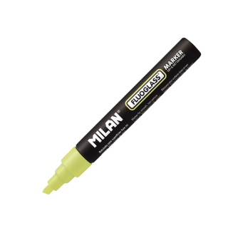 POPISOVAČ MILAN FLUOGLASS ŽLUTÝ NA OKNA, SKLA, TABULE