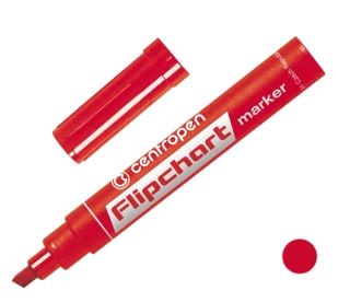 POPISOVAČ CENTROPEN 8560 (8860) ZKOSENÝ ČERVENÝ