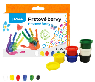 BARVY PRSTOVÉ LUMA 6 BAREV 30ml