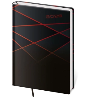 DENNÍ DIÁŘ A5 VARIO BLACK DESIGN (DV422-01-26)