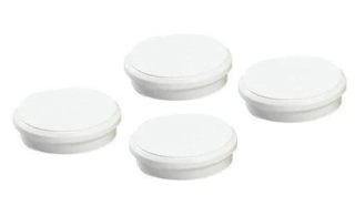 RON MAGNETY BÍLÉ PRŮMĚR 24 mm / 10 kusů