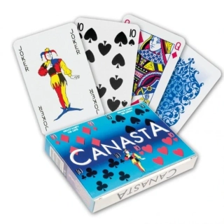 HRACÍ KARTY CANASTA V PAPÍROVÉ KRABIČCE