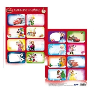 SAMOLEPKY NA VÁNOČNÍ DÁRKY DISNEY MIX