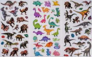 SAMOLEPKY PLASTICKÉ DINO MIX