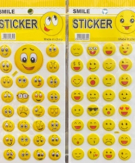 PLASTICKÉ SAMOLEPKY SMILE MIX