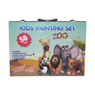 VÝTVARNÝ KUFŘÍK 58 ks ZOO
