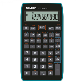 KALKULAČKA VĚDĚECKÁ SENCOR SEC 105 BU ČERNÁ/MODRÁ