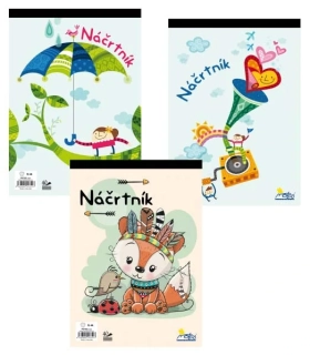 NÁČRTNÍK A4 40 LISTŮ N44
