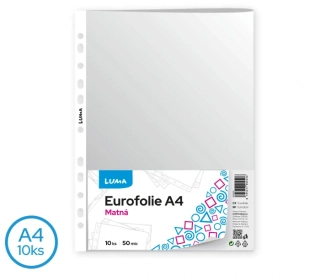 EUROFÓLIE A4 MATNÁ 10ks LUMA