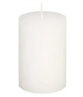 SVÍČKA RUSTIC VÍLEC 80x68 mm BÍLÁ