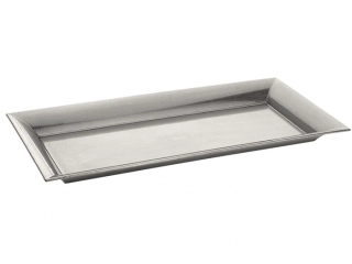 DEKORAČNÍ TÁC PLAST STŘÍBRNÝ
