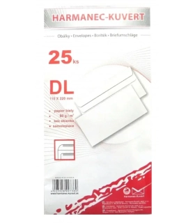 OBÁLKA POŠTOVNÍ DL/25 SAMOLEPÍCÍ