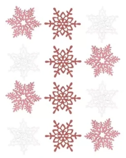 DŘEVĚNÉ DEKORACE 4 cm, 12 ks V SÁČKU