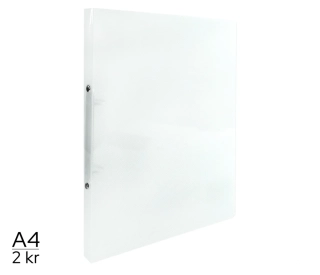 POŘADAČ LUMA A4 2 KROUŽKOVÝ TRANSPARENTNÍ