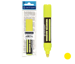 POPISOVAČ CENTROPEN 9121 ŽLUTÝ KŘÍDOVÝ