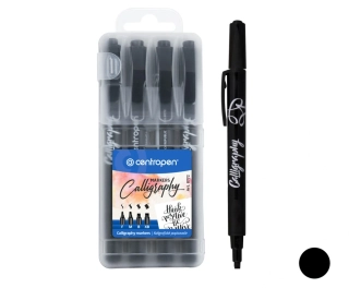 POPISOVAČ CENTROPEN 8772/4 ČERNÝ KALIGRAF
