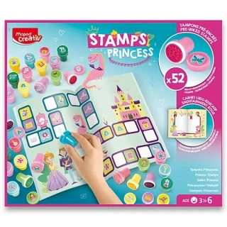SADA MAPED CREATIV STAMPS PRINCESS - 52 ks RAZÍTEK