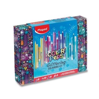 VÝTVARNÝ KUFŘÍK MAPED GLITTER - 31ks