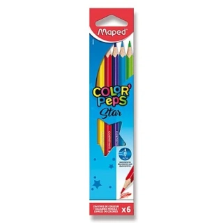PASTELKY MAPED COLOR PEPS- 6 BAREV