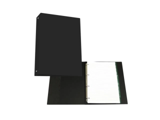 BLOK KARIS A5 PLASTIC S REGISTREM ČERNÝ