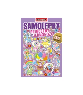 SAMOLEPKOVÁ KNÍŽKA A5 PRINCEZNY A JEDNOROŽCI