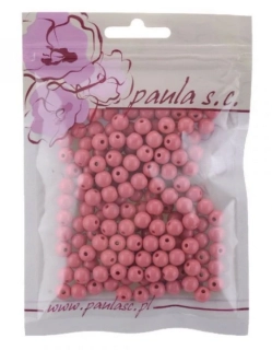 KORÁLKY 50G TMAVĚ RŮŽOVÉ