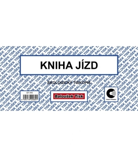 KNIHA JÍZD OSOBNÍ VOZIDLO 1/3A4 ET315