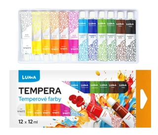 BARVY TEMPEROVÉ LUMA 12 BAREV