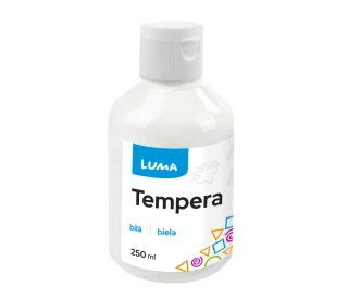 BARVA TEMPEROVÁ LUMA 250 ML BÍLÁ