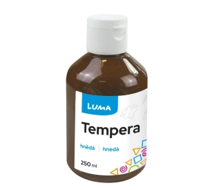 BARVA TEMPEROVÁ LUMA 250 ML HNĚDÁ