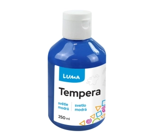 BARVA TEMPEROVÁ LUMA 250 ML MODRÁ SVĚTLE