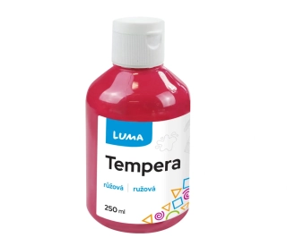 BARVA TEMPEROVÁ LUMA 250 ML RŮŽOVÁ