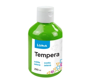 BARVA TEMPEROVÁ LUMA 250 ML ZELENÁ SVĚTLE