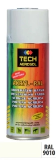 AKRYLOVÁ BARVA VE PREJI 400 ml BÍLÁ MAT
