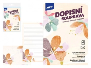 DOPISNÍ SOUPRAVA S POTISKEM MIX 5+10