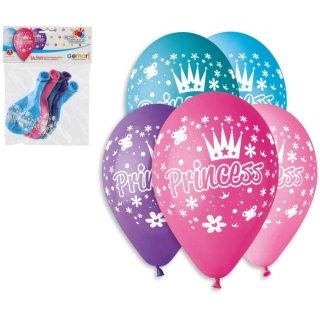 NAFUKOVACÍ BALÓNKY PRINCESS 5 ks