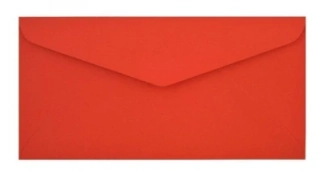 OBÁLKA DL 110x220mm ČERVENÁ