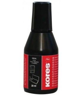 BARVA RAZÍTKOVÁ 28 ml KORES ČERNÁ