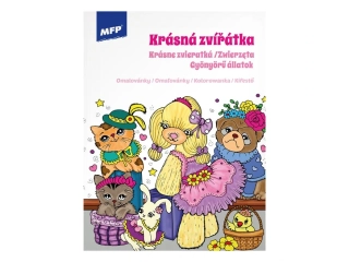 OMALOVÁNKY MFP KRÁSNÁ ZVÍŘÁTKA 210x276mm/32