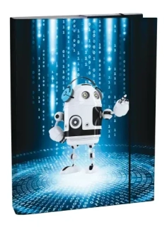 BOX NA SEŠITY A4 FUNNY ROBOTS