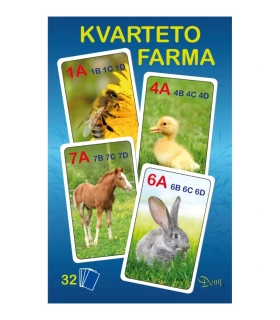 HRACÍ KARTY KVARTETO FARMA
