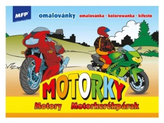 OMALOVÁNKY A5 MFP MOTORKY