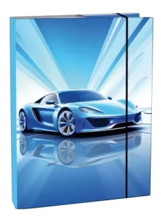 BOX NA SEŠITY A5 BLUE CAR