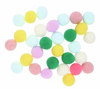 BAMBULKY 2 cm MIX BAREV 30 ks