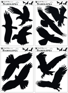 SAMOLEPKY SILUETA PRÁCI MIX 30x42 cm,